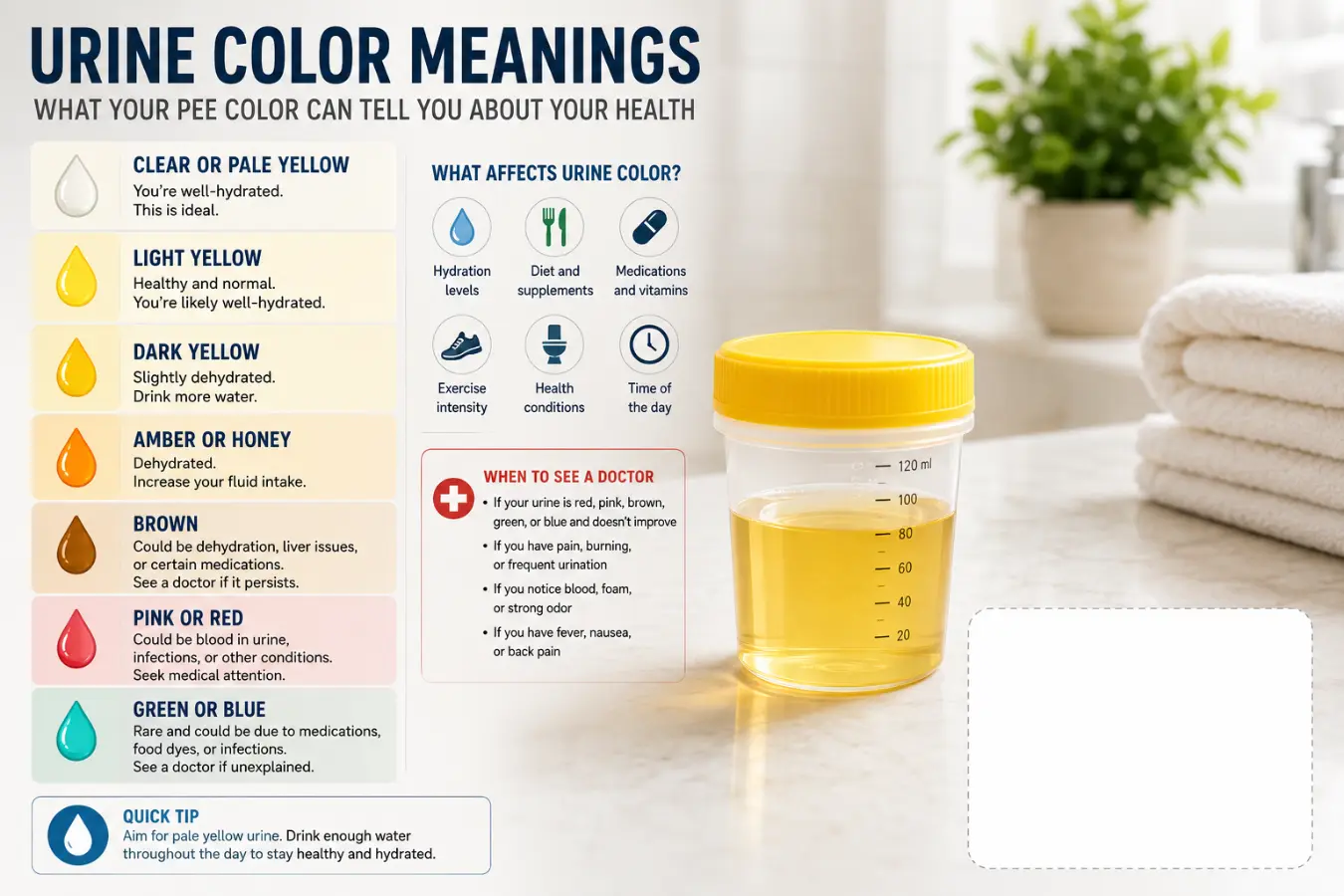 urine color meanings
