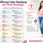 different color discharge and their meanings