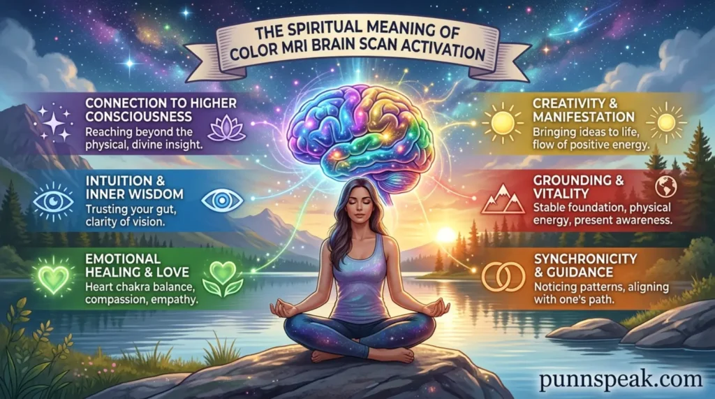 Spiritual Meaning of the Color MRI Brain Scan