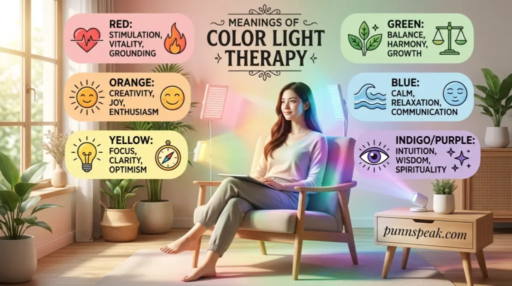 Meanings of the Color Light Therapy