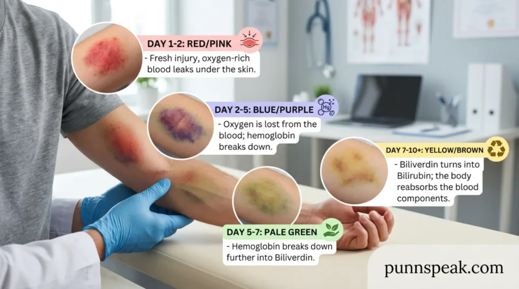 Meanings of the Color Different Bruise