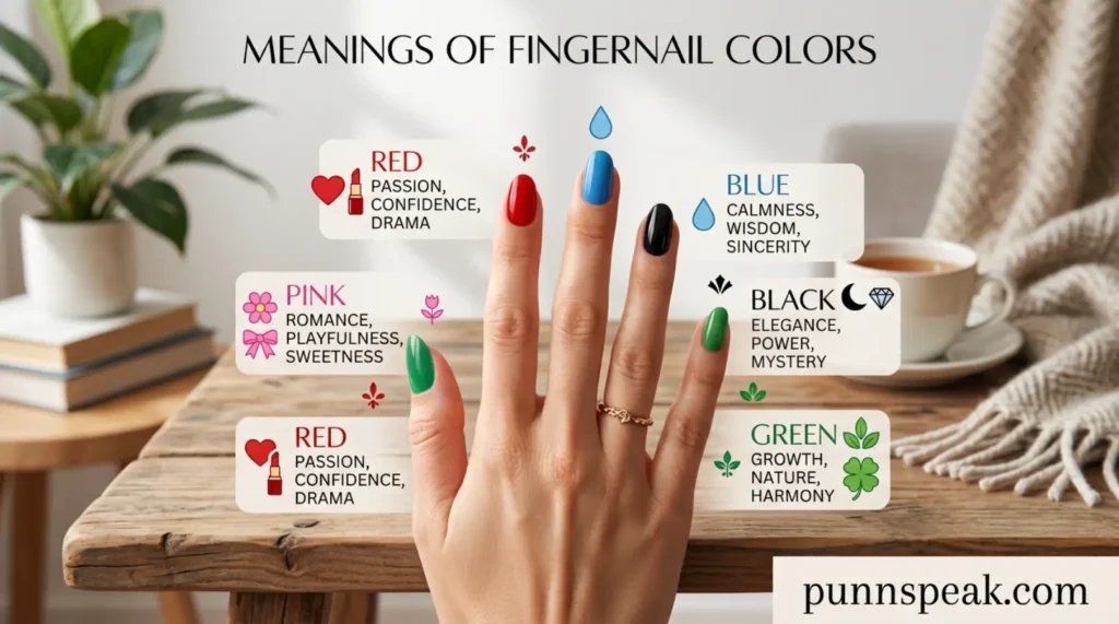 Meanings of Fingernail Colors
