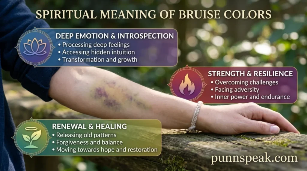 Spiritual Meaning of the Color Different Bruise