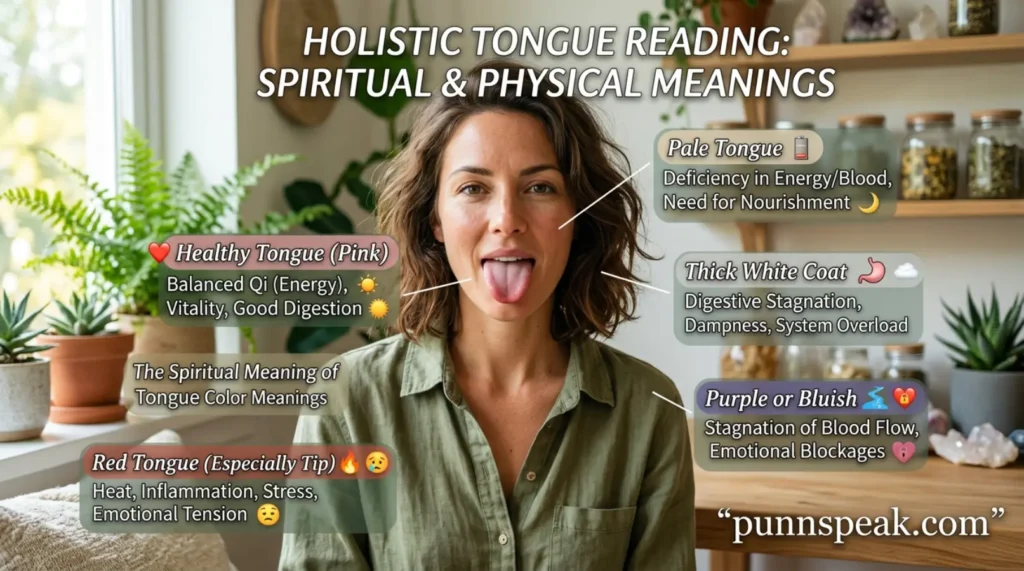 Spiritual Meaning of Tongue Color Meanings
