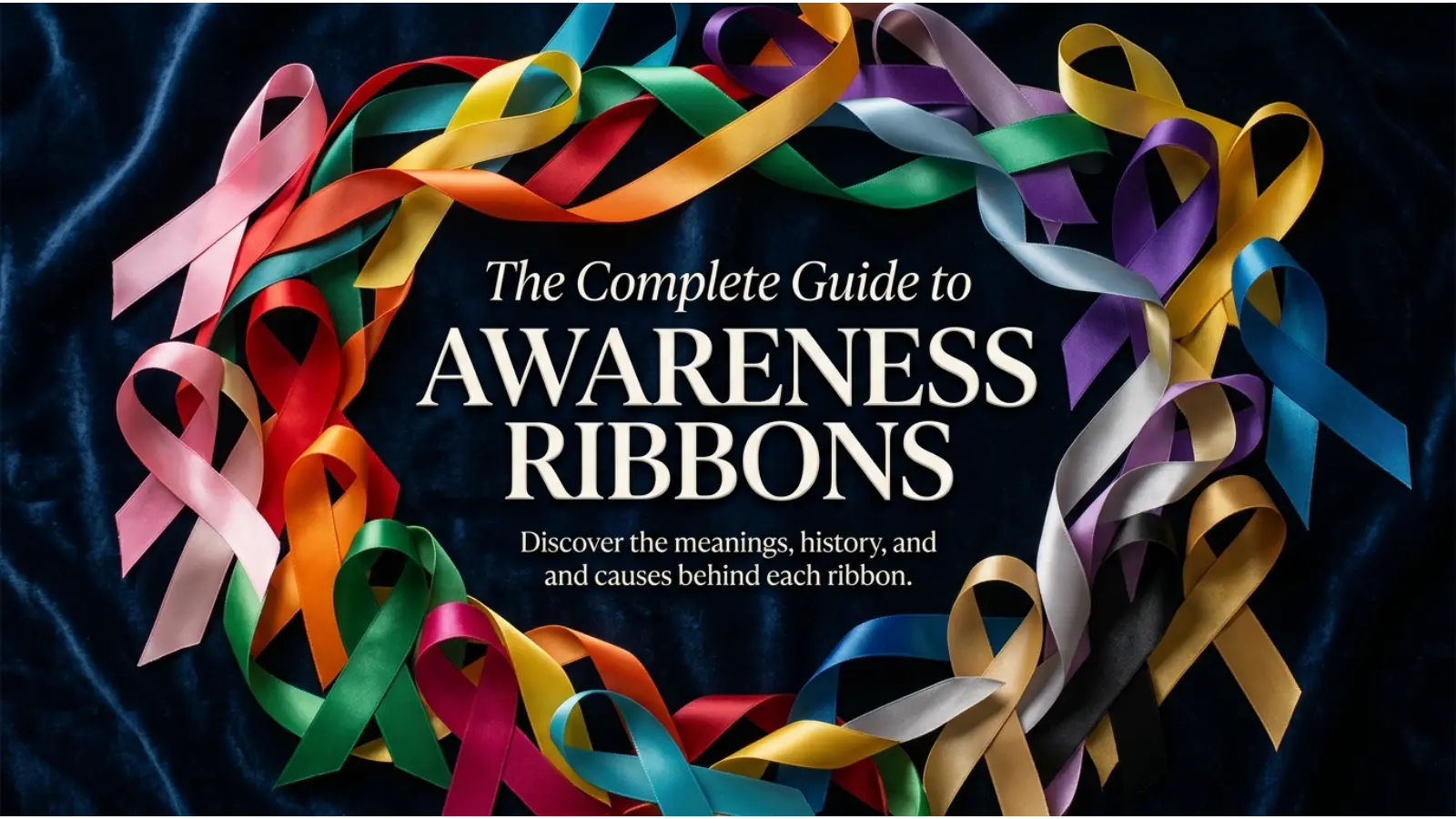 Awareness Ribbon Color Meanings