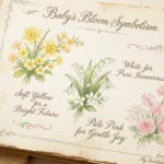 Baby First Flower Color Meanings