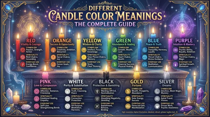 Different Candle Color Meanings: A Complete Guide