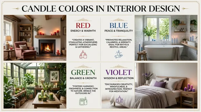 Candle Colors in Interior Design