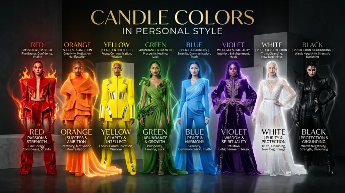 Candle Colors in Fashion and Personal Style