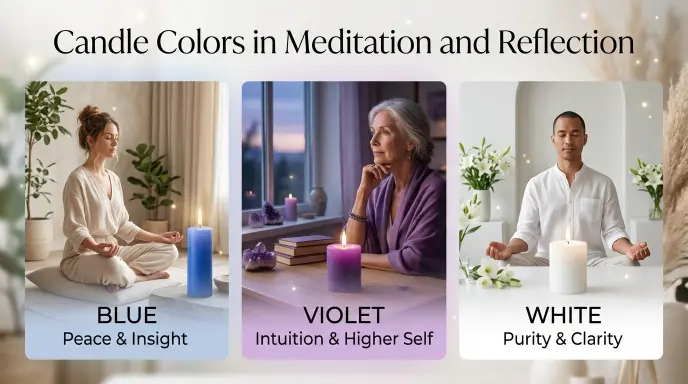 Candle Colors in Meditation and Reflection