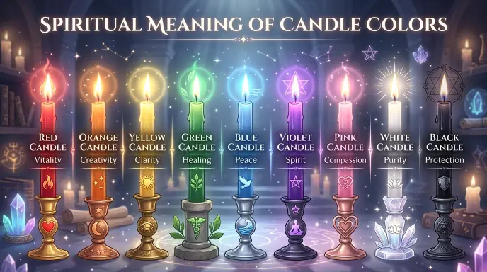 Spiritual Meaning of Candle Colors
