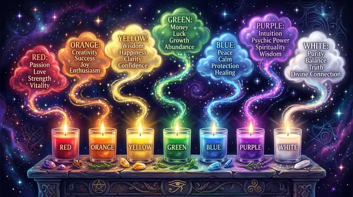 7 Day Candles Color Meanings