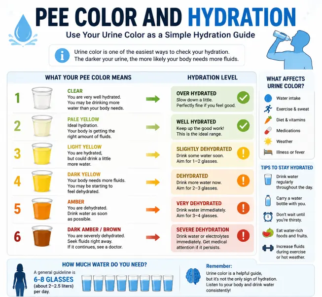 Pee Color and Hydration