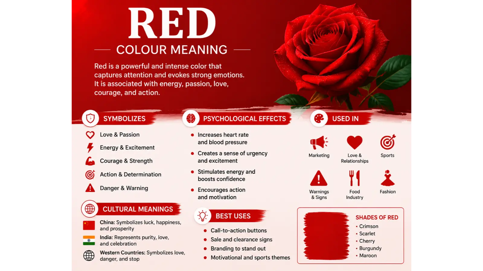 Red Colour Meaning