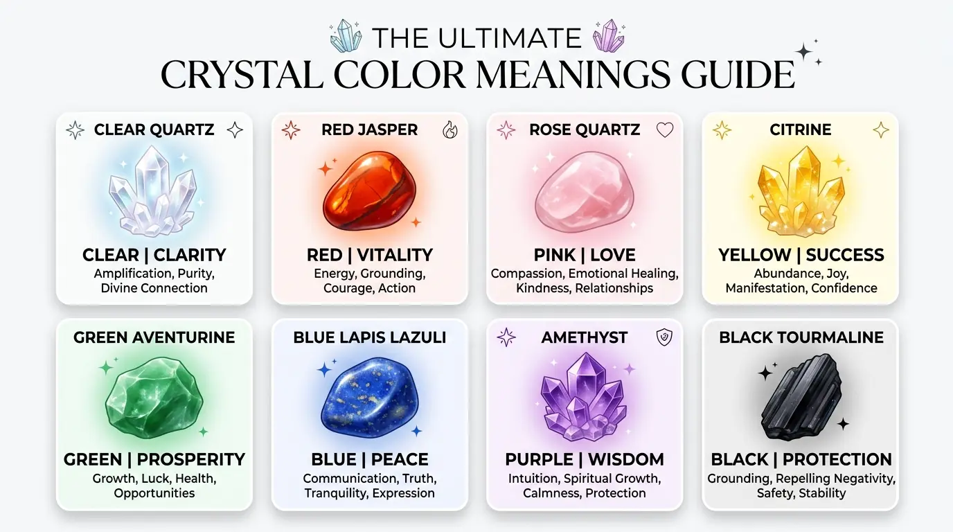 Spiritual Meaning of Crystal Colors