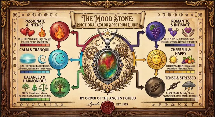 Mood Stone Color Meanings Chart