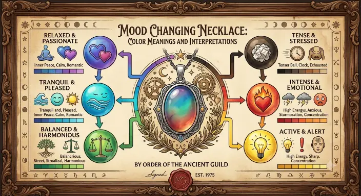Mood Changing Necklace Color Meanings
