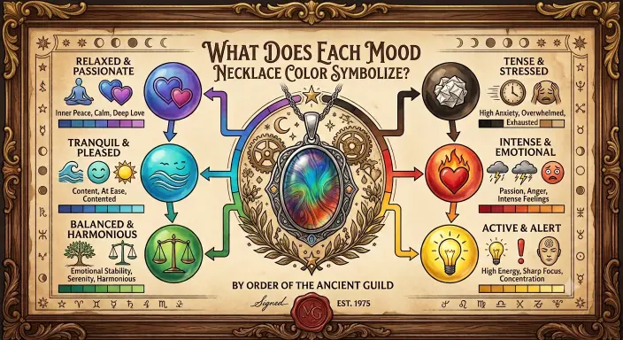 What Does Each Mood Necklace Color Symbolize?