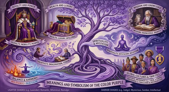 What Does the Color Purple Symbolize?