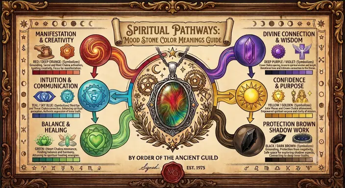 Spiritual Meaning of Mood Stone Colors