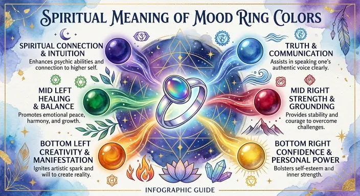 Spiritual Meaning of Mood Ring Colors