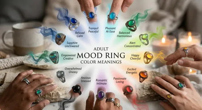 Mood Ring Color Meanings for Adults