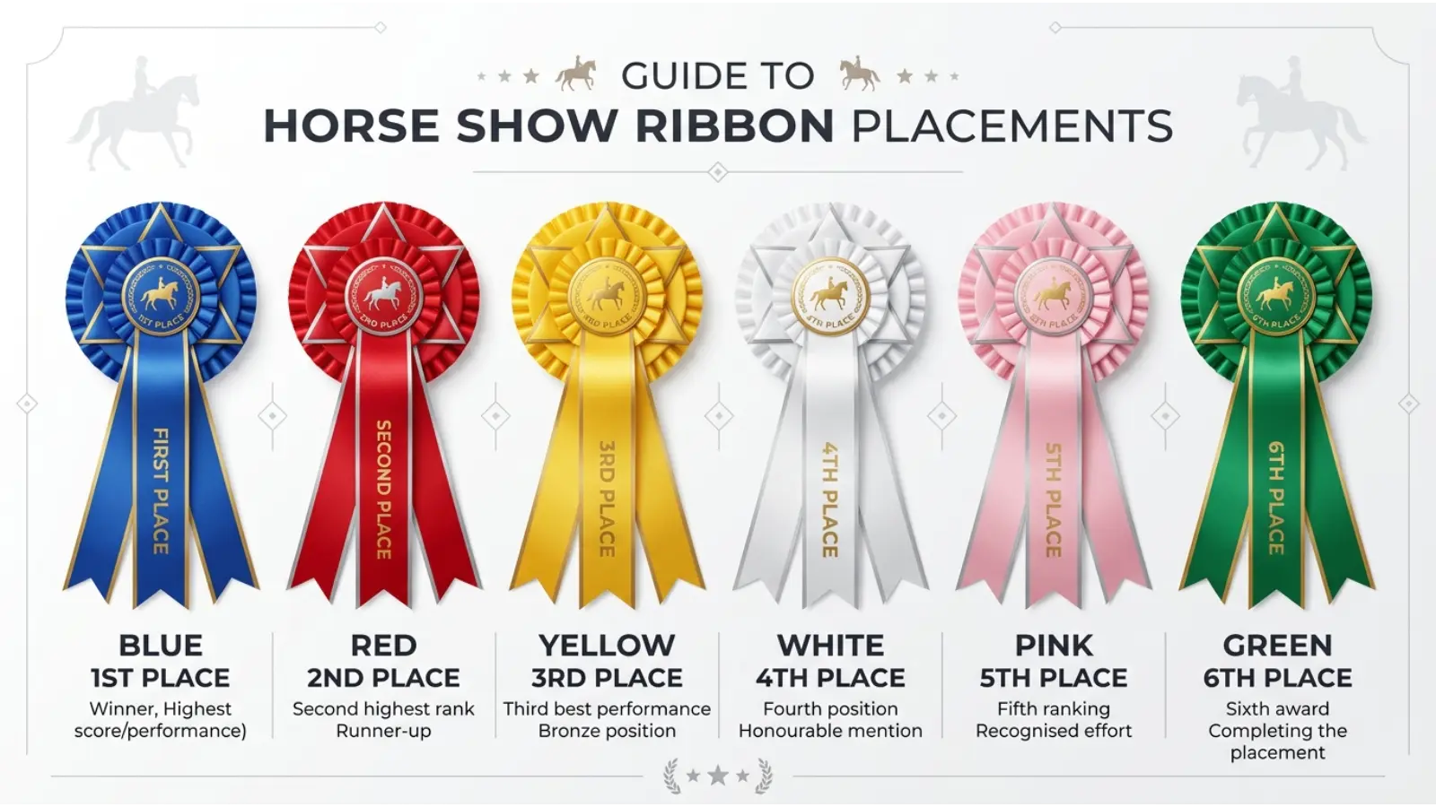 What Do Fair Ribbon Colors Symbolize?