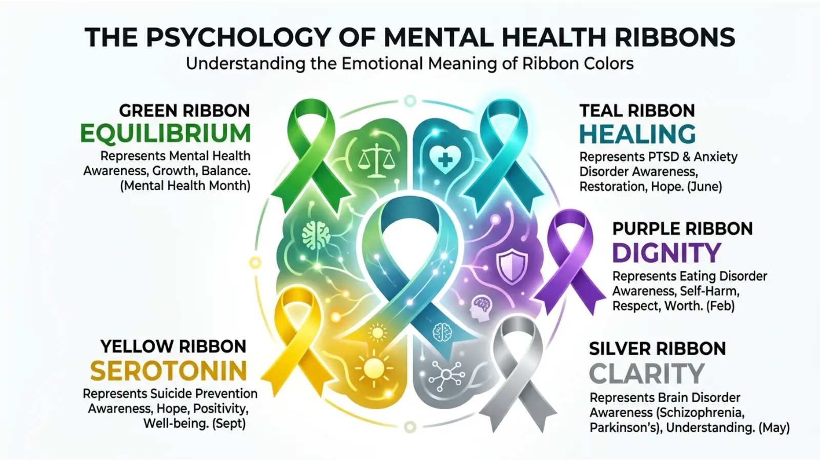 The Psychology Behind Mental Health Ribbon Colors
