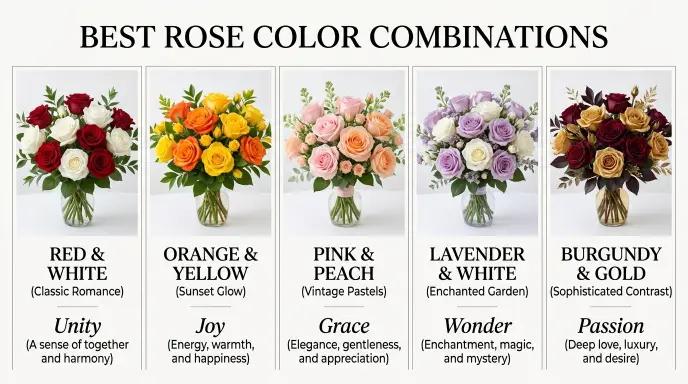 Best Rose Color Combinations