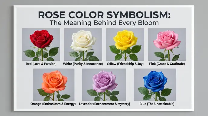 What Does Each Rose Color Symbolize?