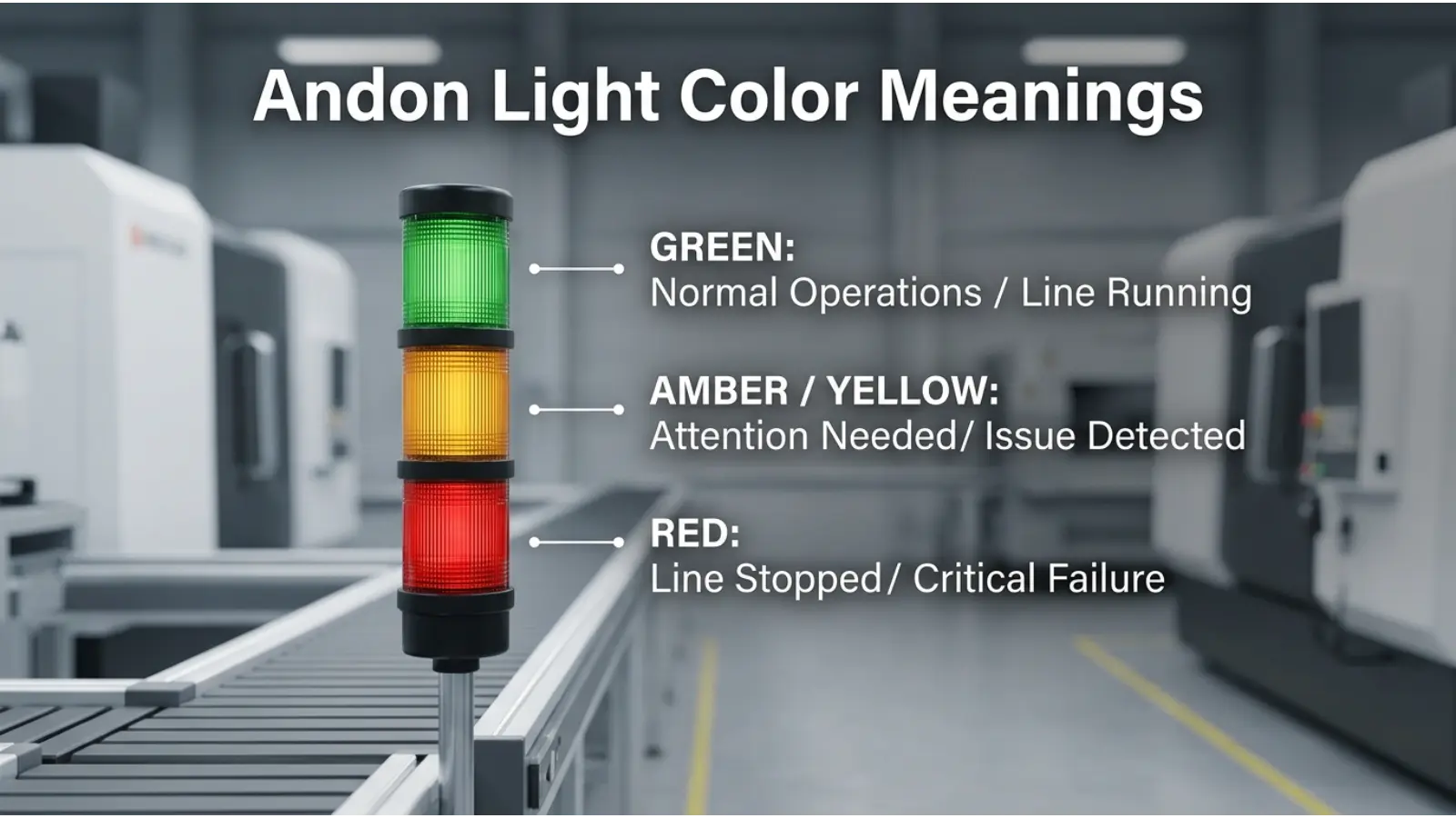 Andon Light Color Meanings