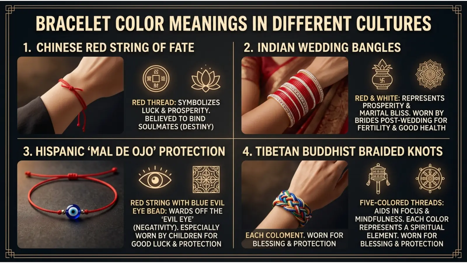 Bracelet Color Meanings in Different Cultures