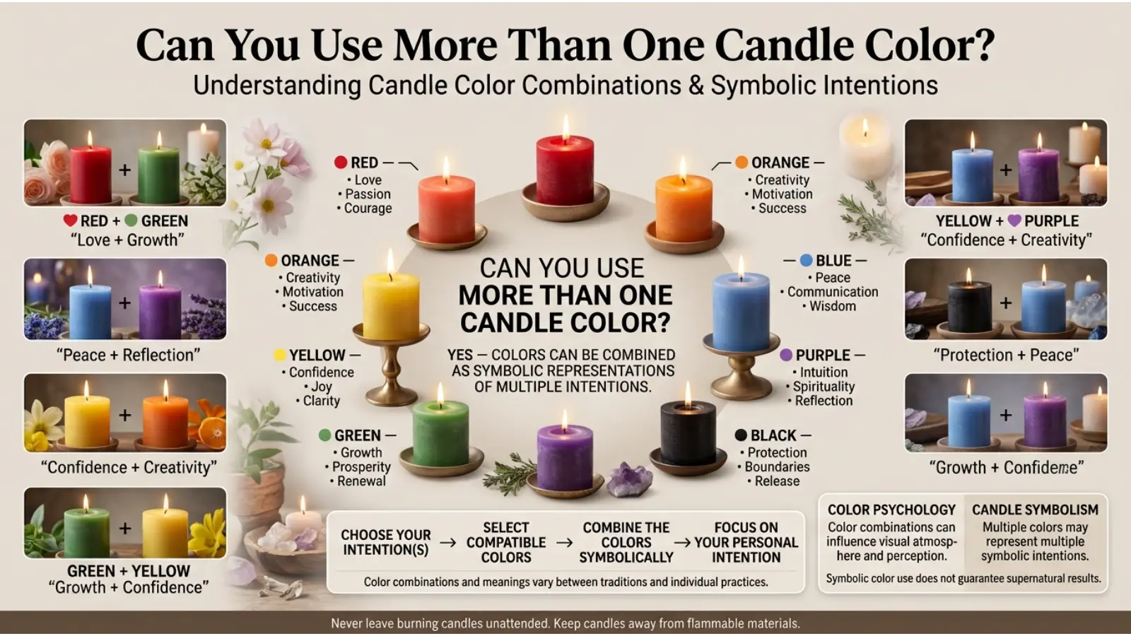 Can You Use More Than One Candle Color?