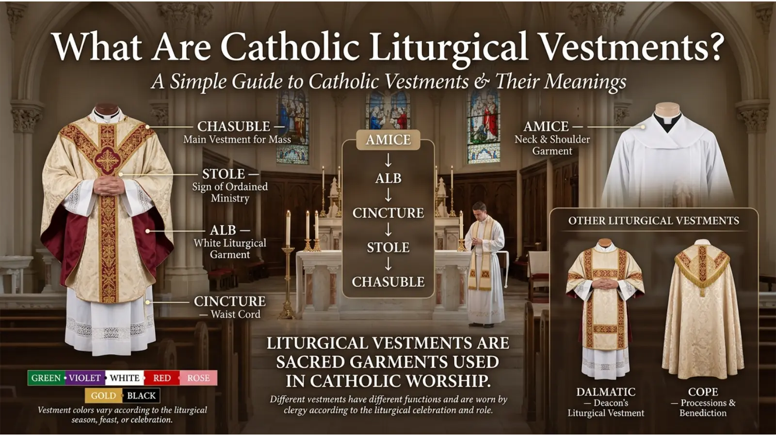 What Are Catholic Liturgical Vestments?