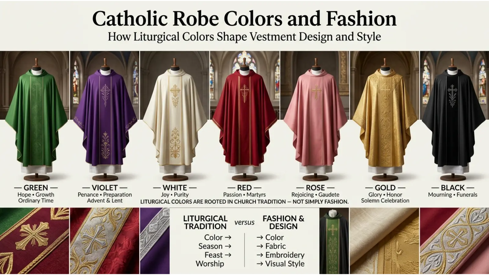 Catholic Robe Colors and Fashion