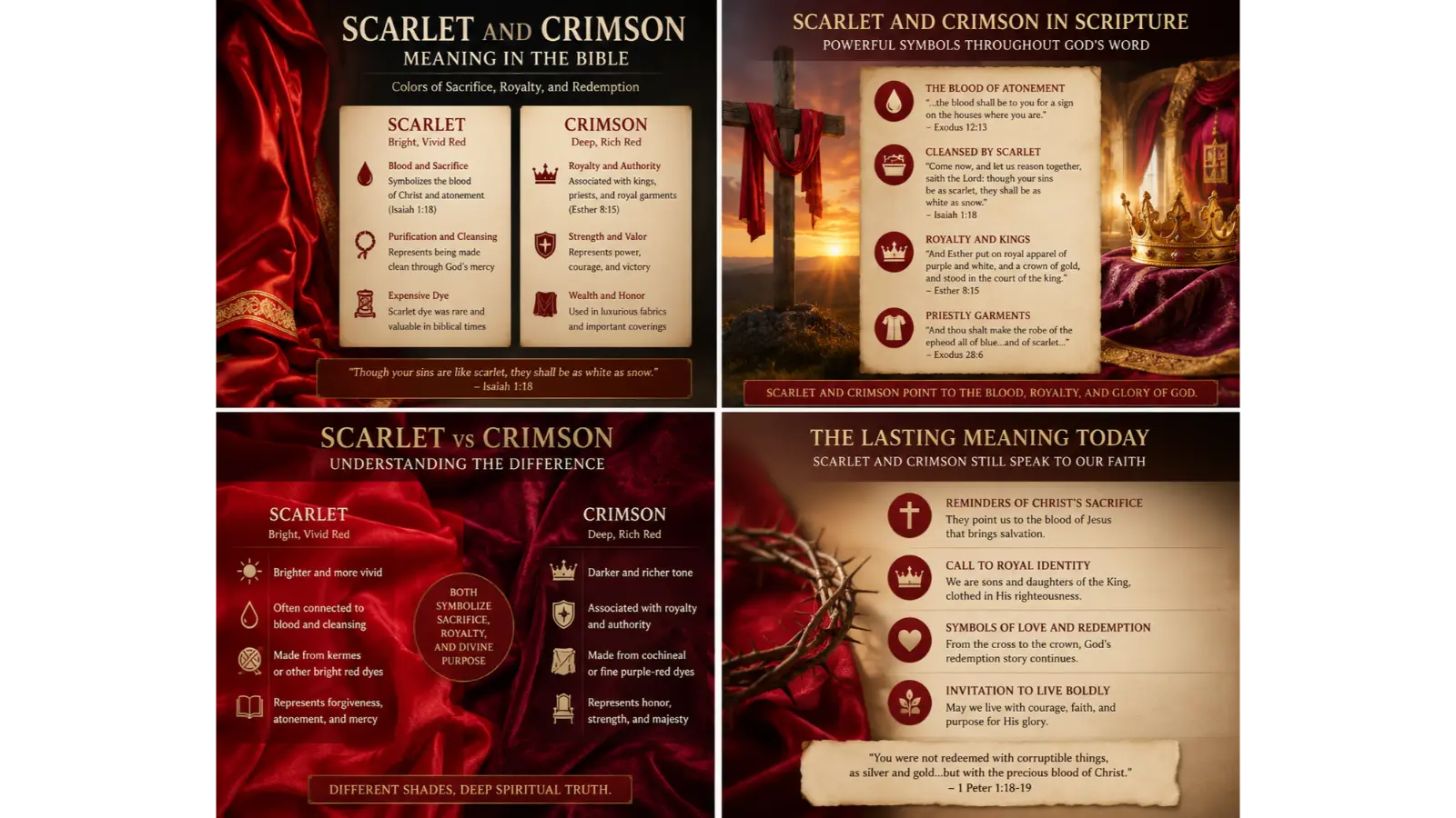 Scarlet and Crimson Meaning