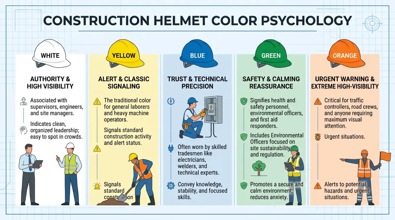 Construction Helmet Color Psychology
