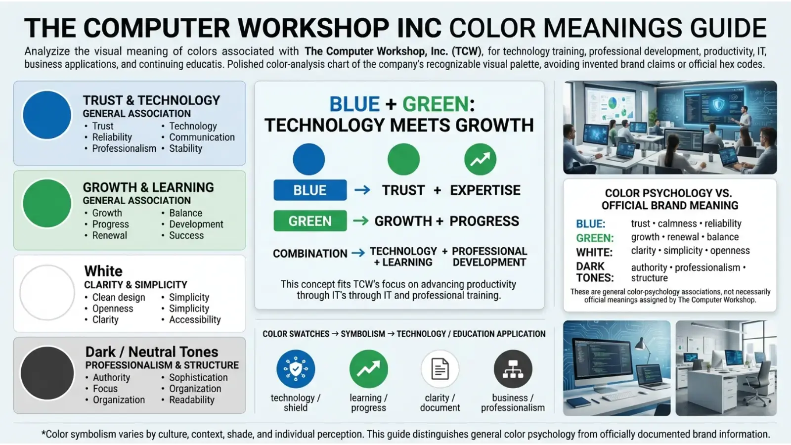 One Notebook Color The Computer Workshop Inc Color Meanings:Guide