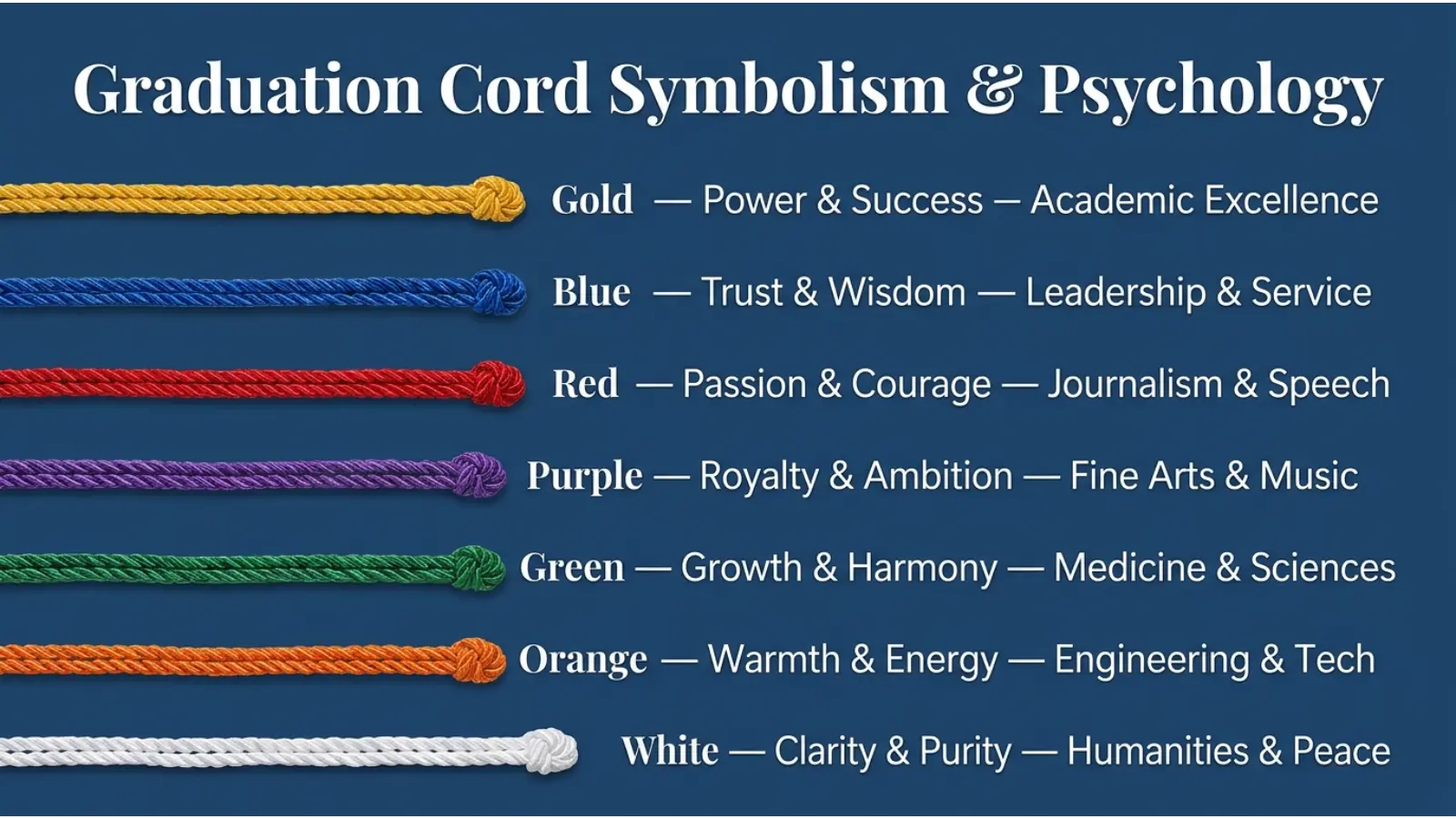 Graduation Cord Symbolism and Psychology