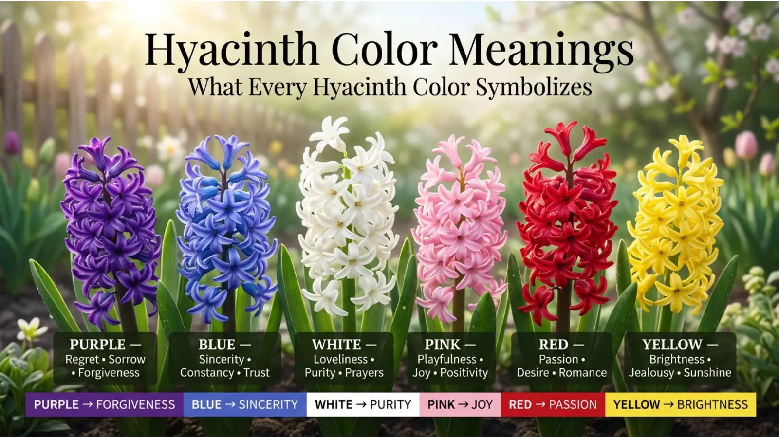 Hyacinth Color Meanings