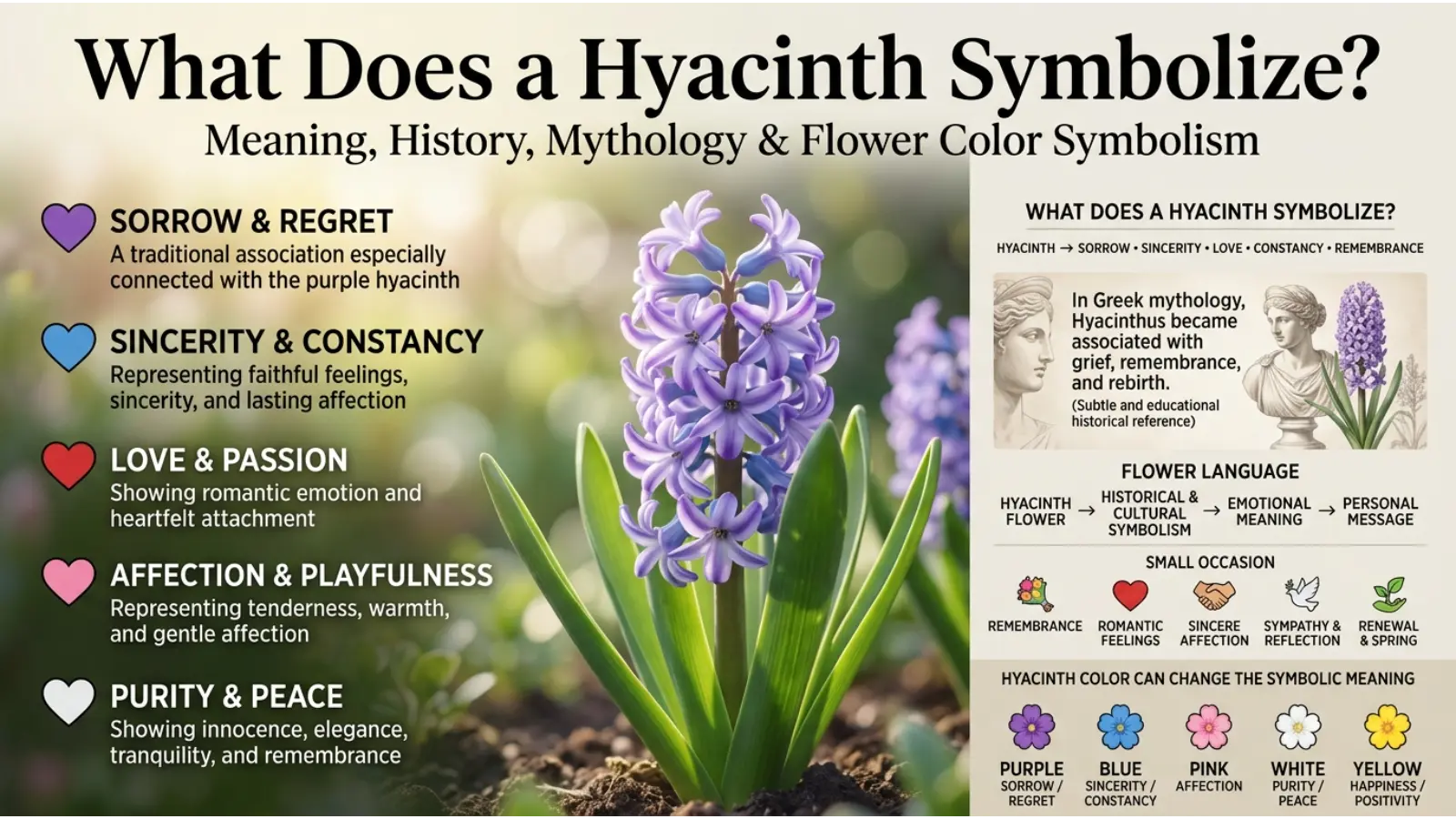 What Does a Hyacinth Symbolize?