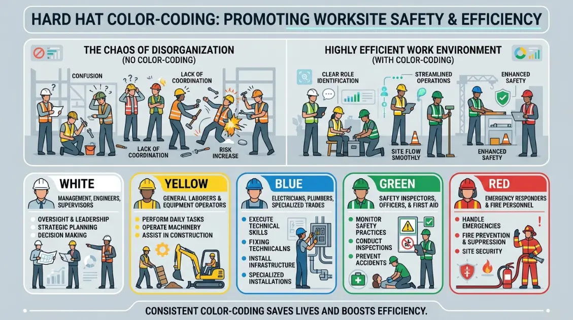 Why Do Construction Helmets Have Different Colors?