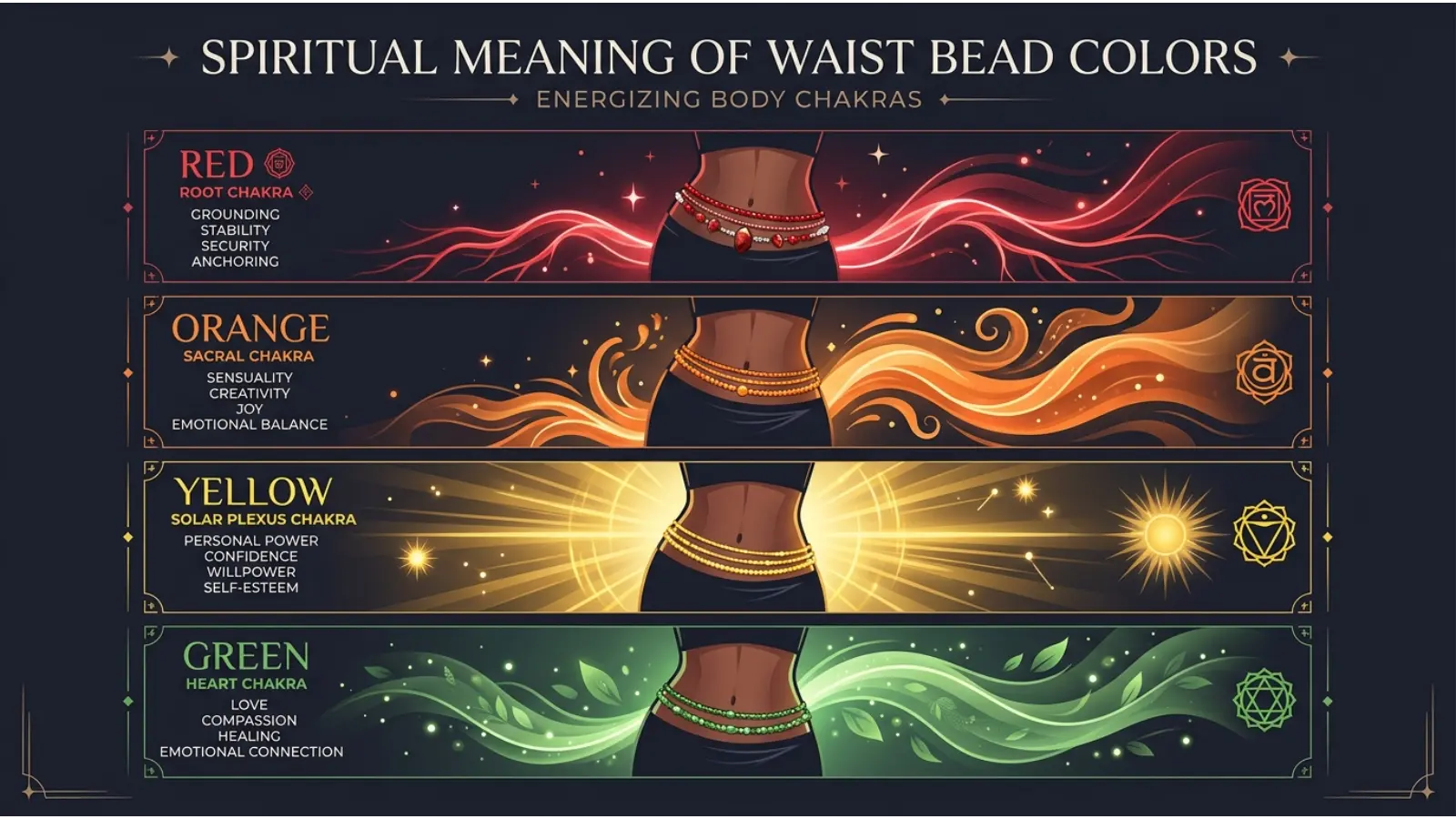 Spiritual Meaning of Waist Bead Colors