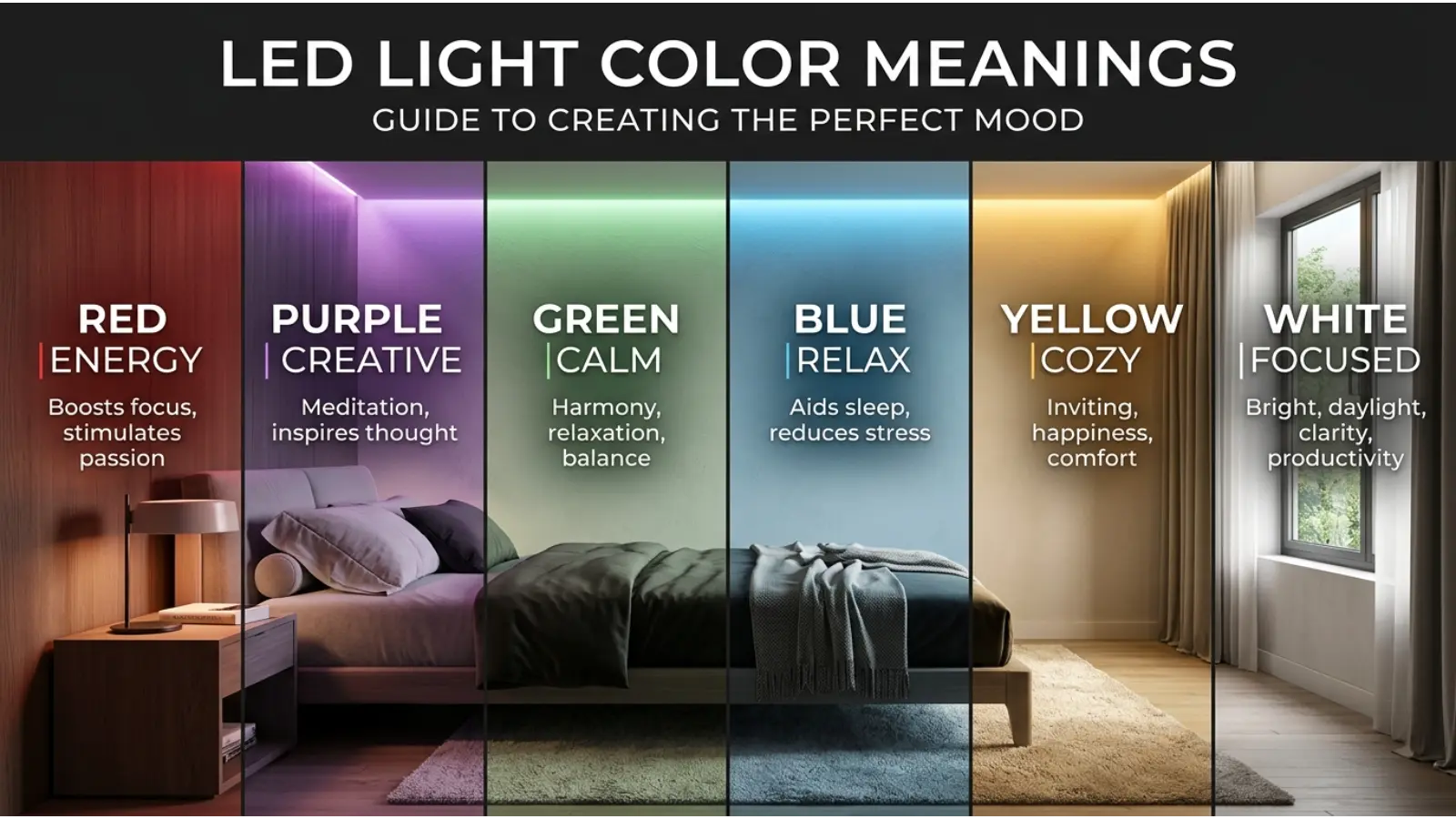LED Light Color Meanings