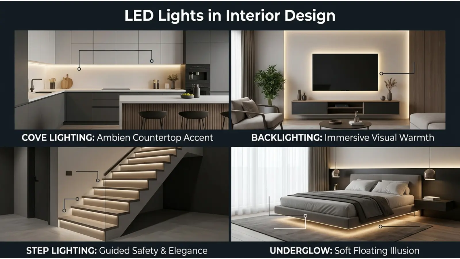 LED Lights in Interior Design