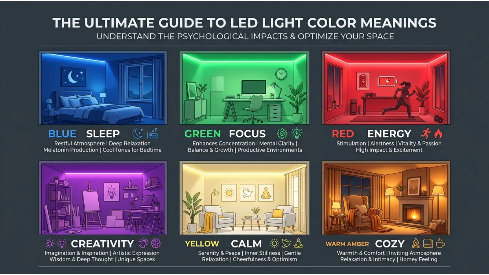 LED Lights Color Meanings