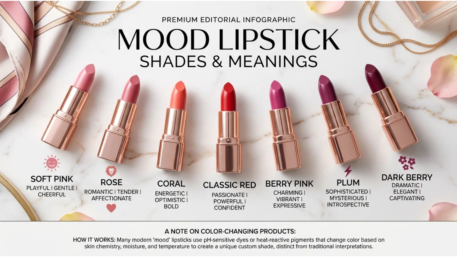 Mood Lipstick Color Meanings