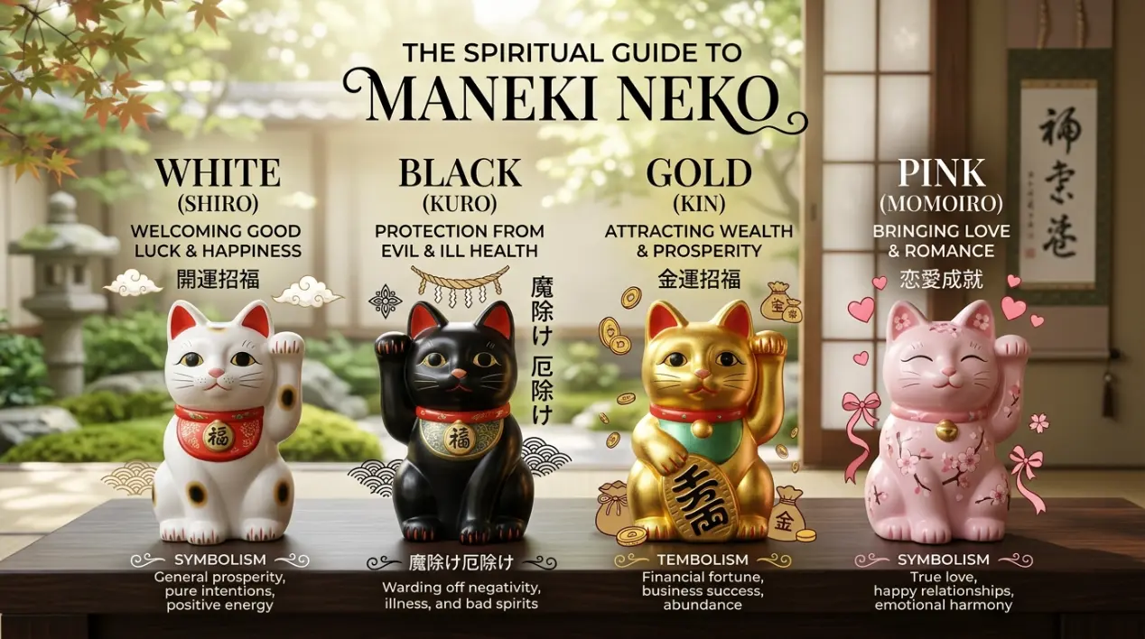 Spiritual Meaning of Lucky Cat and Maneki Neko Symbols