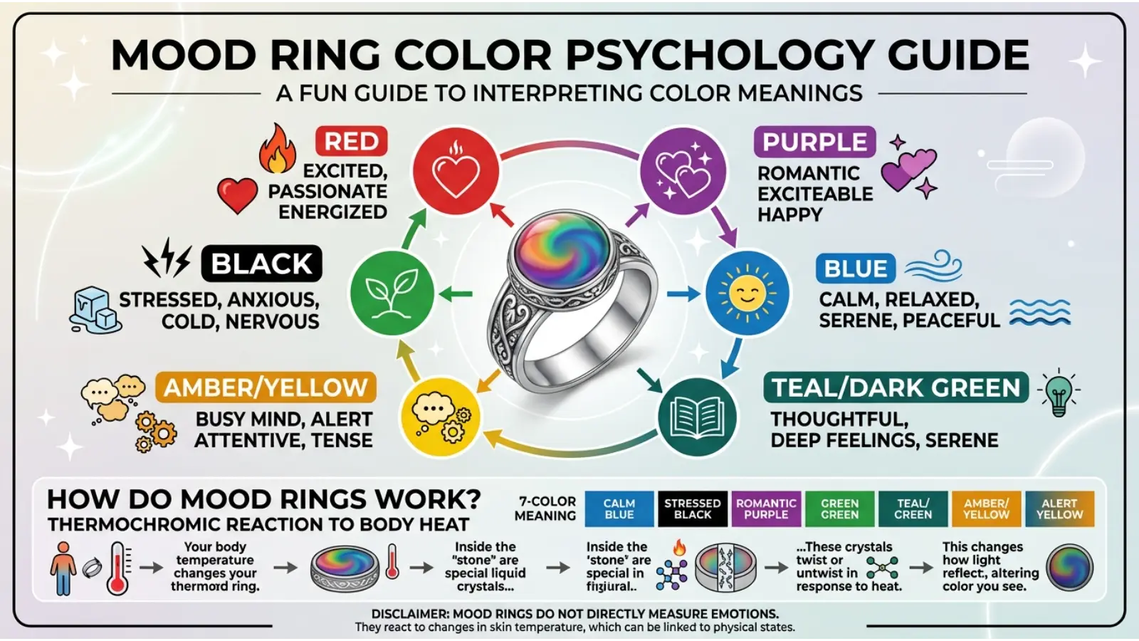 The Psychology Behind Mood Ring Colors