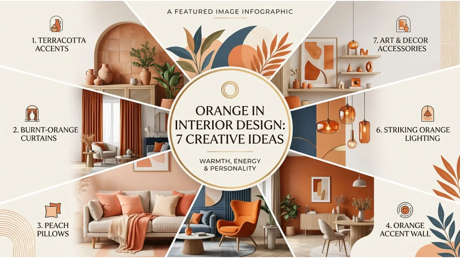 Orange in Interior Design